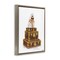 Stupell Industries Luxury Bathrobe Girl Floating Frame, design by Ziwei Li